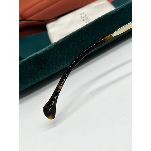 NEW Gucci GG1105S 001 Grey Gradient Frame Aviator Sunglasses - Picture 9 of 9